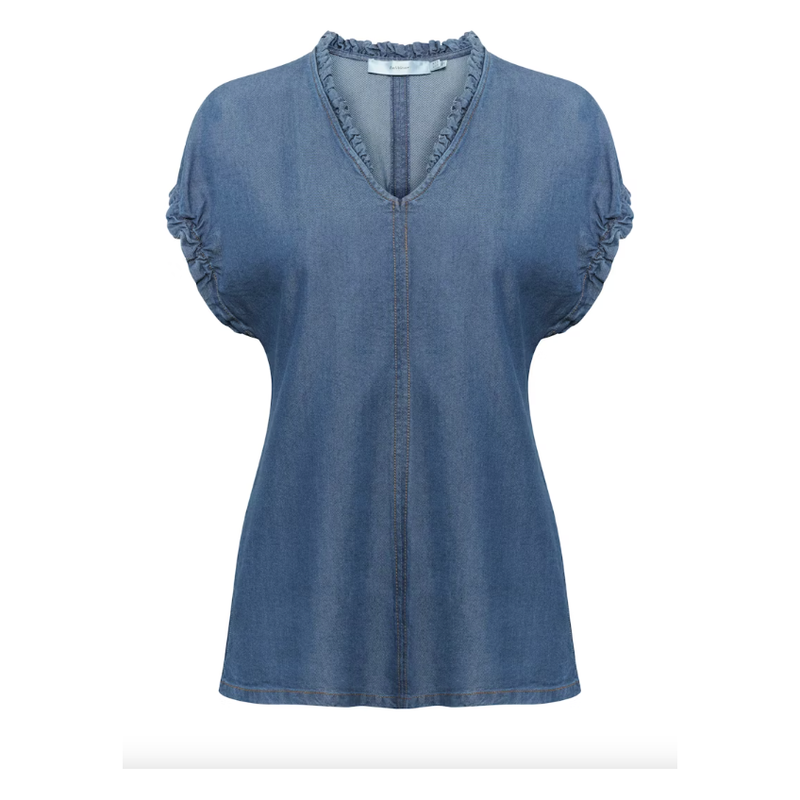 RachelIW Top Medium Blue Wash
