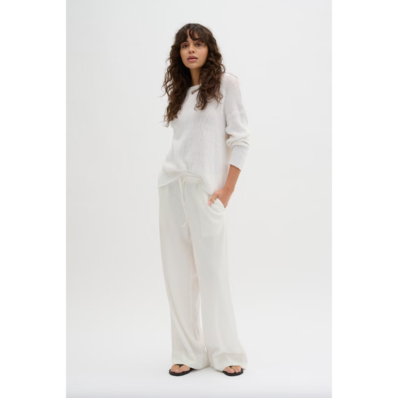 Diva Boxy Knit White