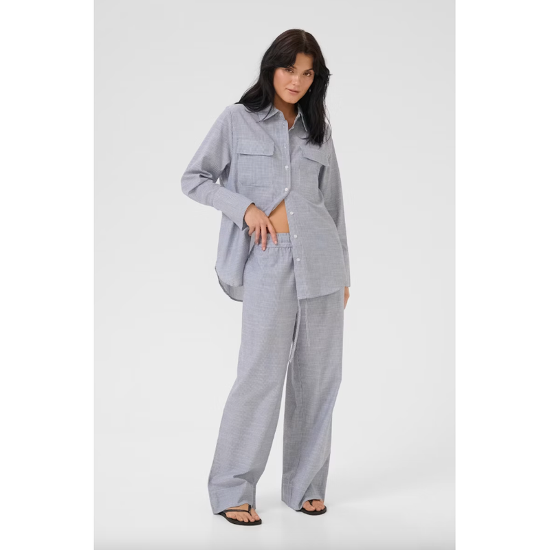SkyeMW Cotton Shirt Blue Stripe