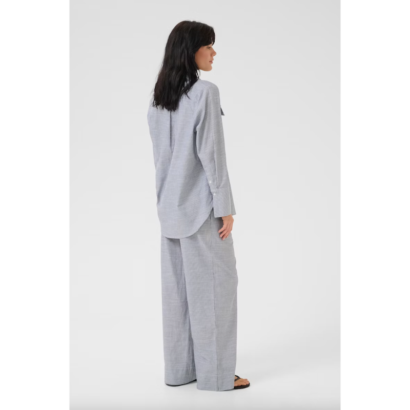 SkyeMW Cotton Shirt Blue Stripe