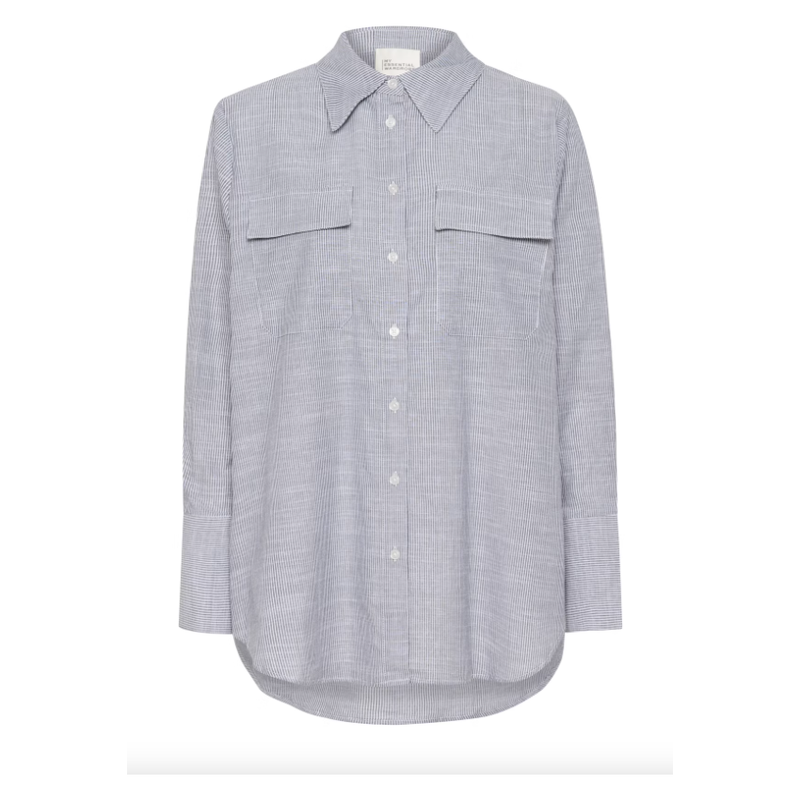 SkyeMW Cotton Shirt Blue Stripe