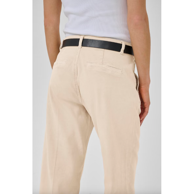 LaraMW 149 Wide Leg Cotton Jeans Ecru
