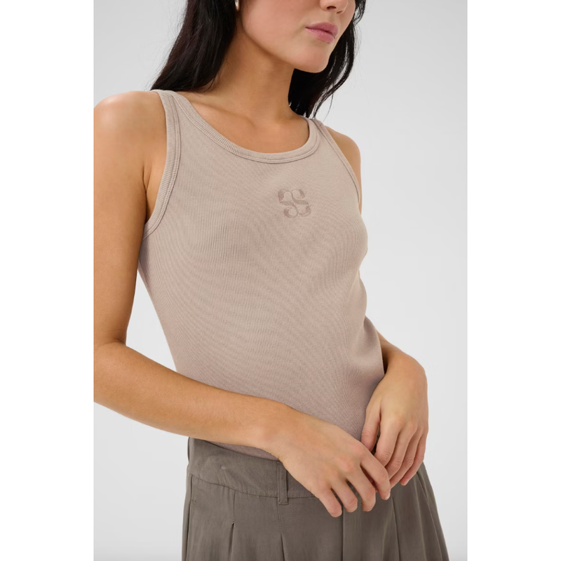 Mandy Vest Top Mink
