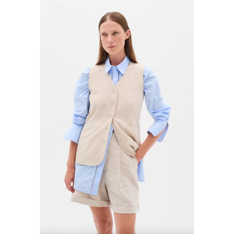 FaridaIW Waistcoat Haze