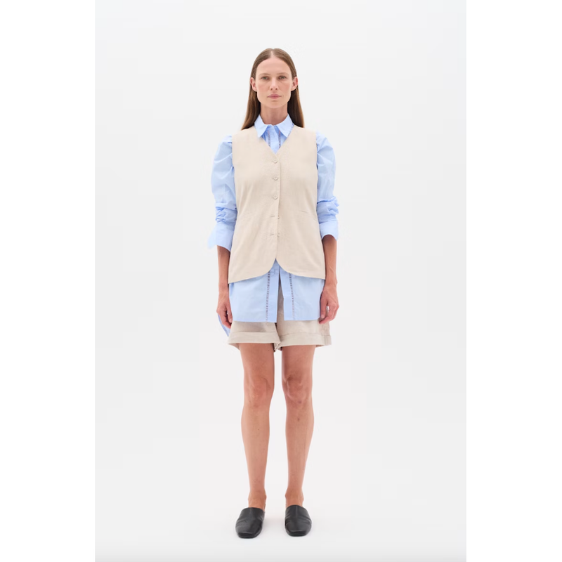 FaridaIW Waistcoat Haze