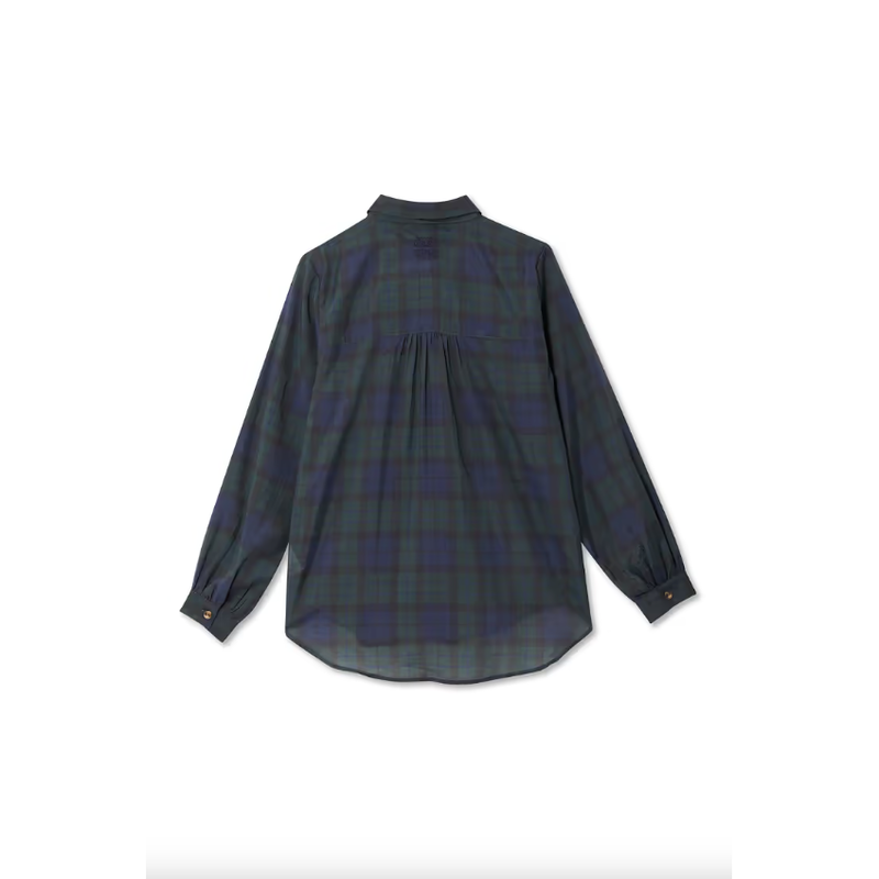 Tartan Shirt With Bow Tartan