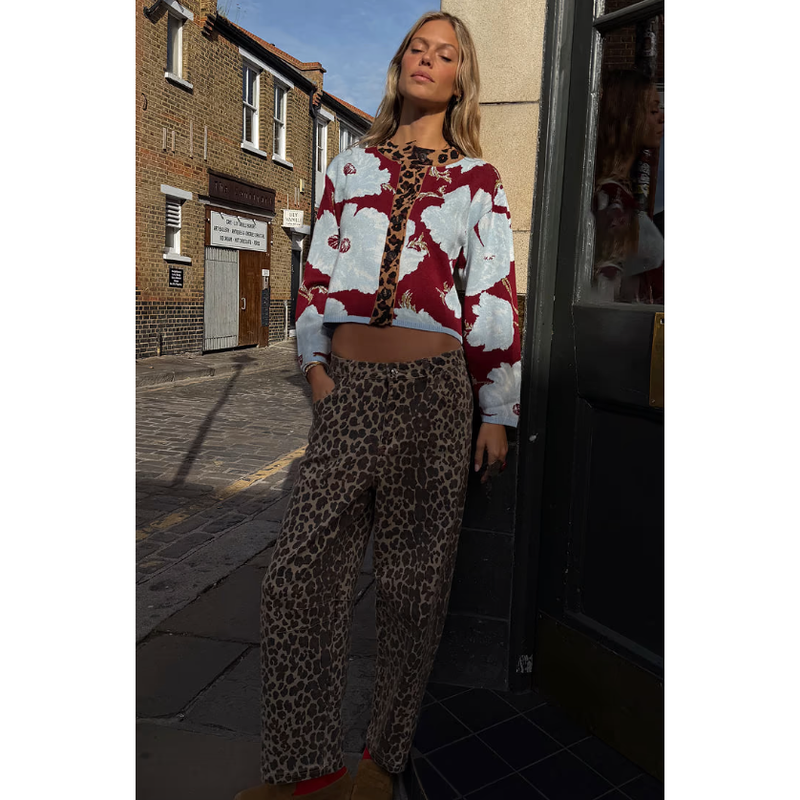 Poppy Cardigan Burgundy