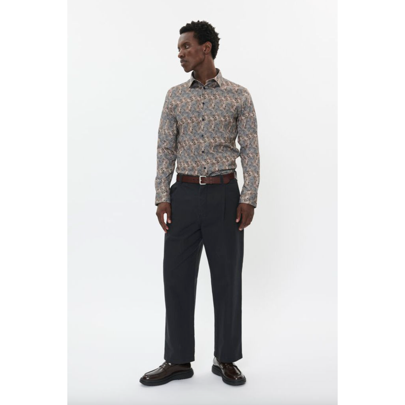 MAmarc Patterned Shirt Brown