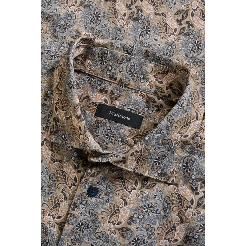 MAmarc Patterned Shirt Brown