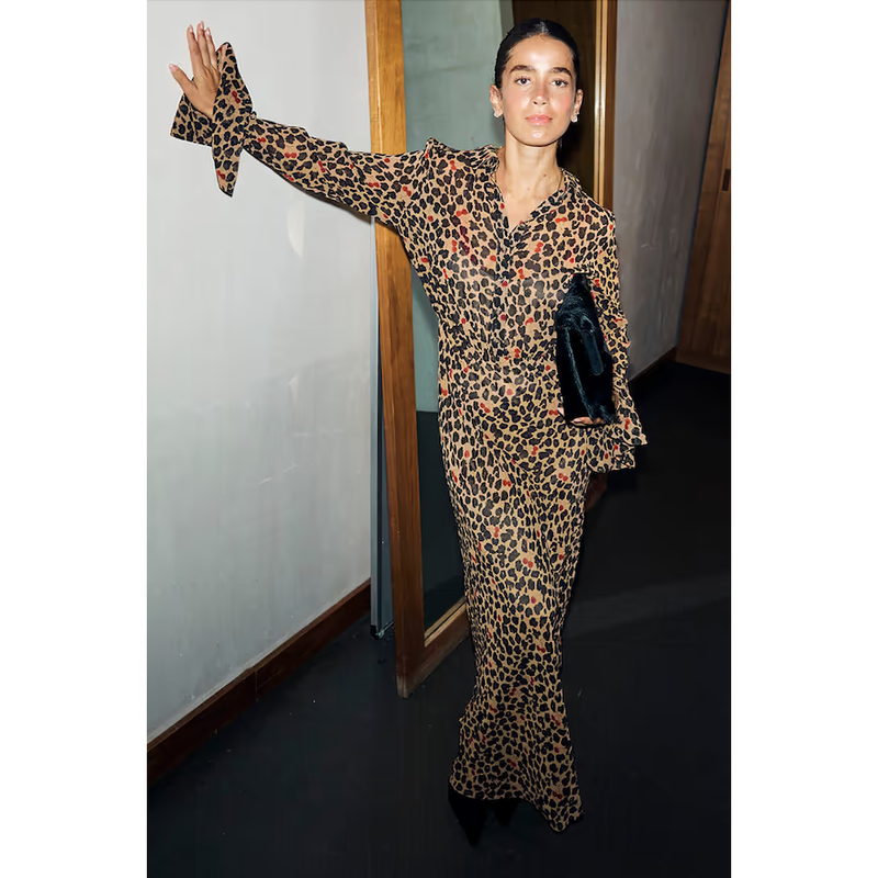 Cherry Leopard Mia Dress