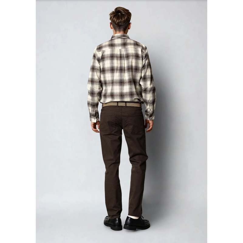 London Caden Pants Dark Brown