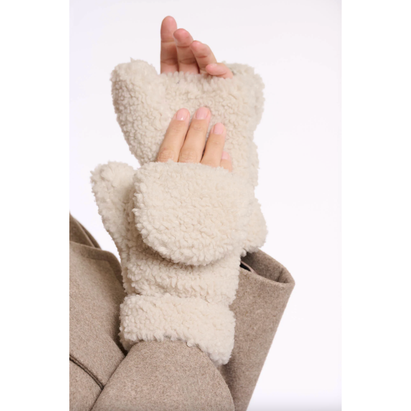 Aleida Teddy Gloves Birch