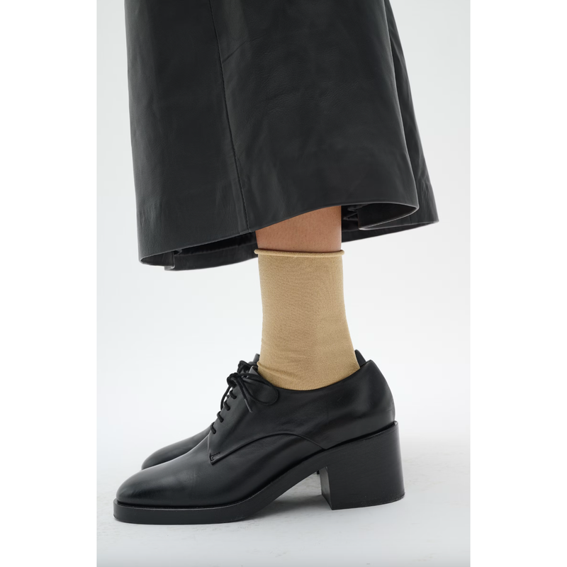 CozyIW Glitter Socks Gold