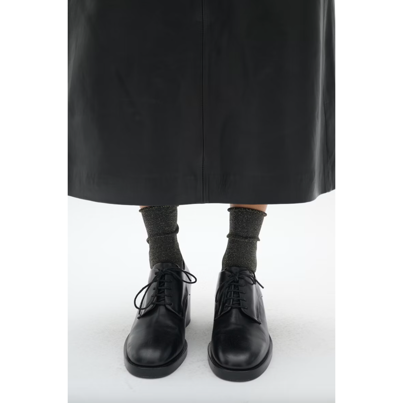 CozyIW Glitter Socks Gold