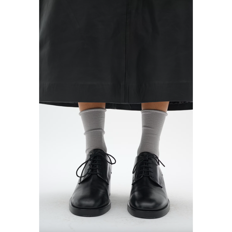 CozyIW Glitter Socks Black/Silver