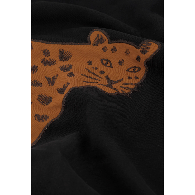 Archie Leopard Sweatshirt Black