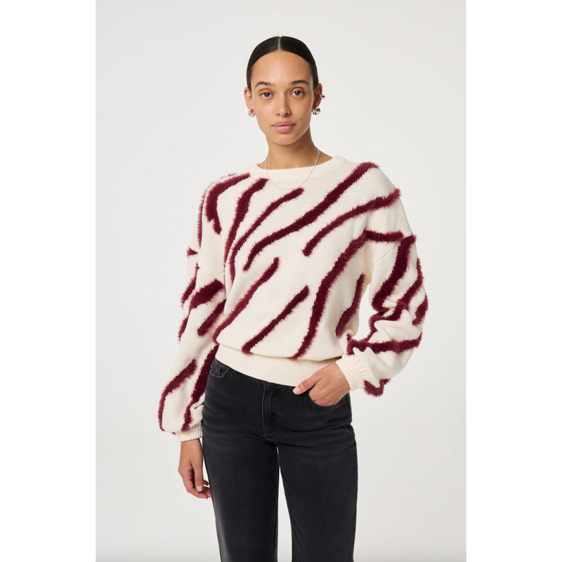 Zebra Pullover Cream