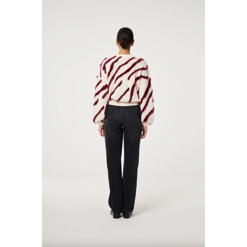 Zebra Pullover Cream