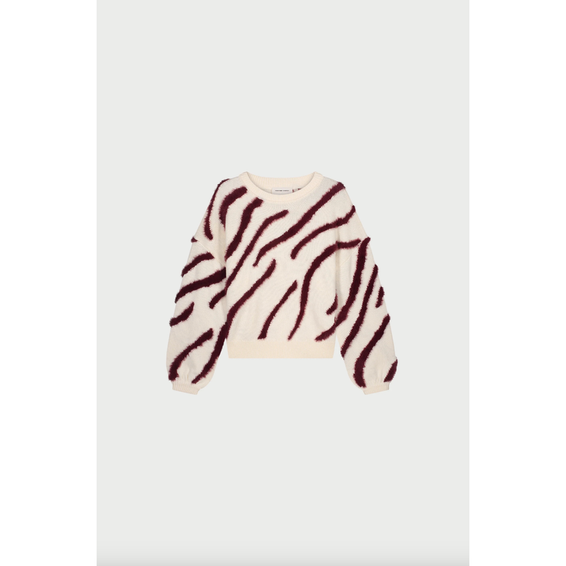Zebra Pullover Cream