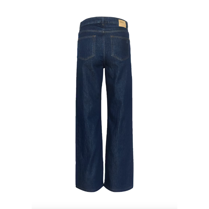 The Louis 139 High Wide Jean Dark Denim Blue