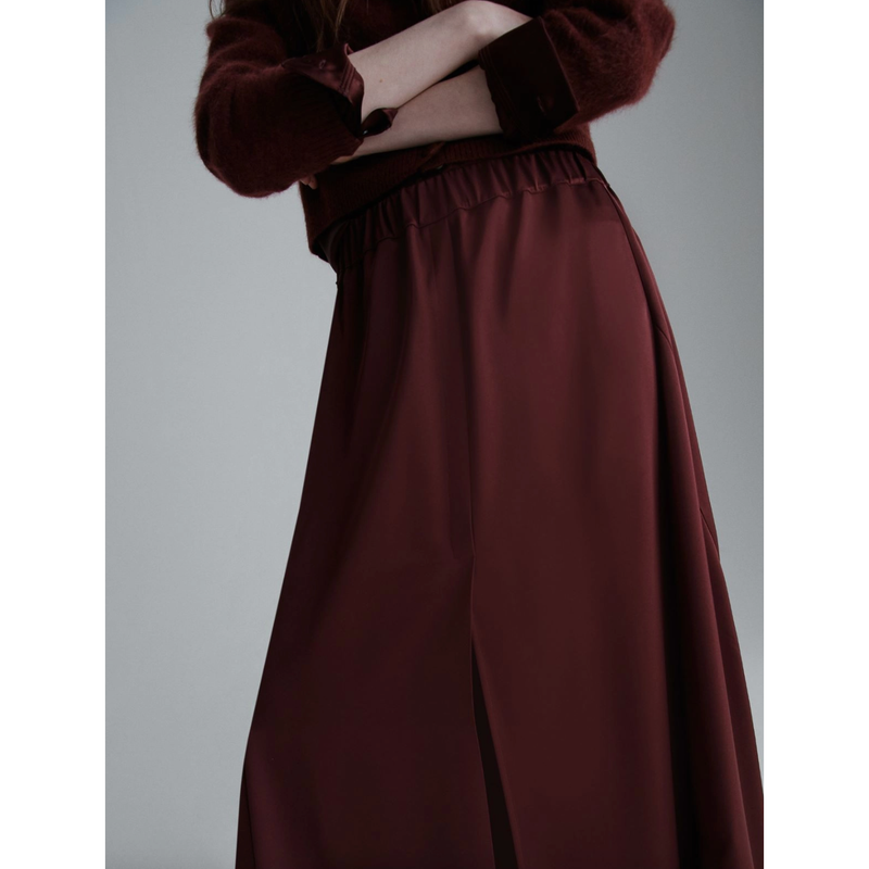 Belluno Midi Skirt Bordeaux