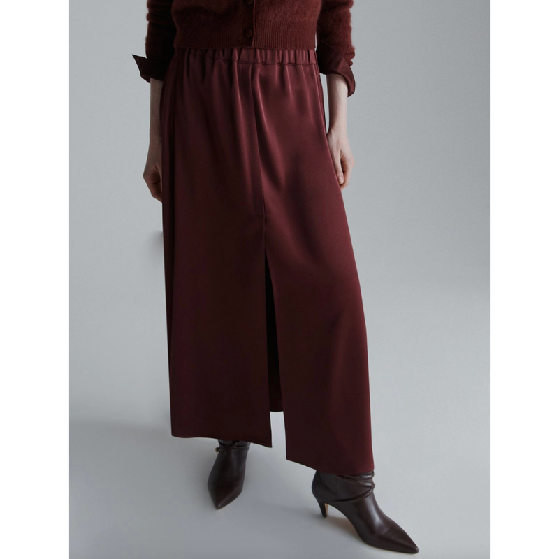 Belluno Midi Skirt Bordeaux