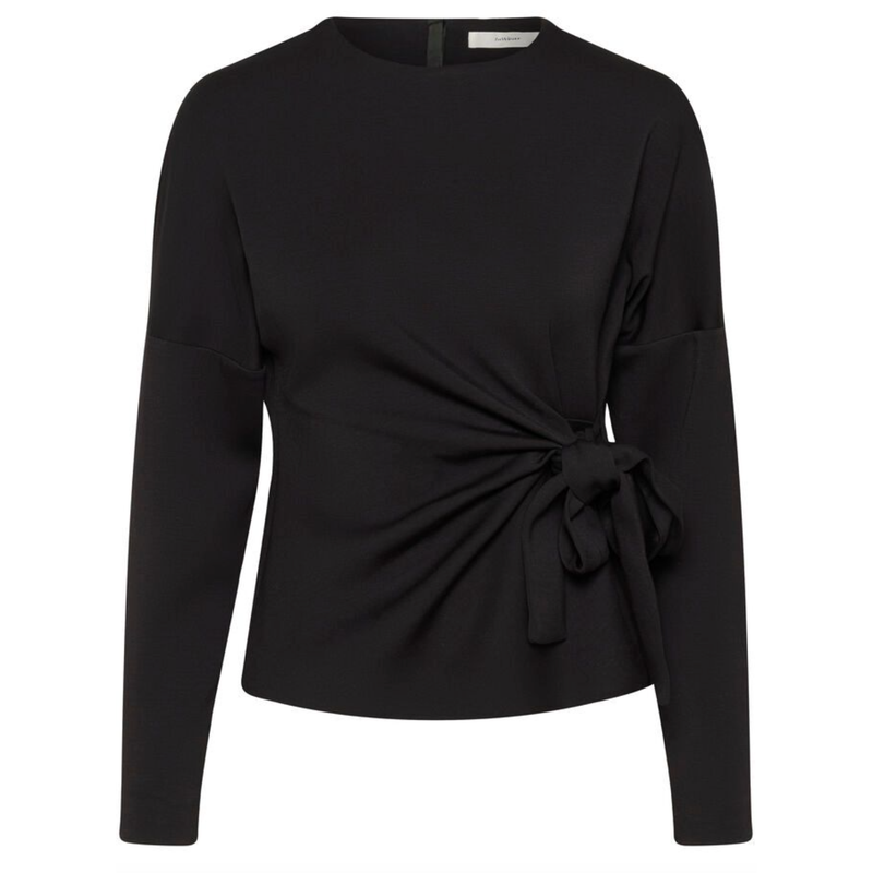 TriIW VincentIW Knot Blouse Black