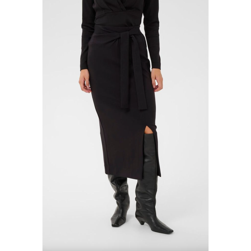 TriIW VincentIW Knot Skirt Black