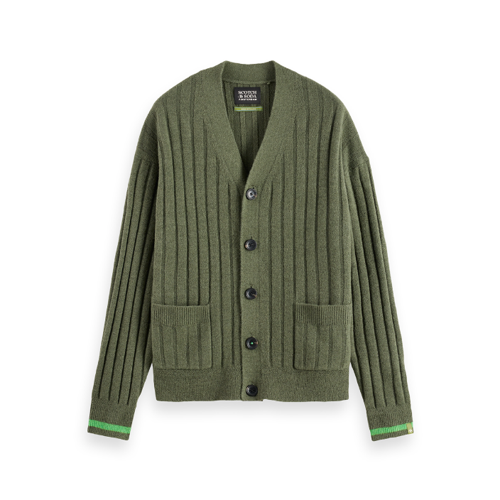 Green Knit Cardigan