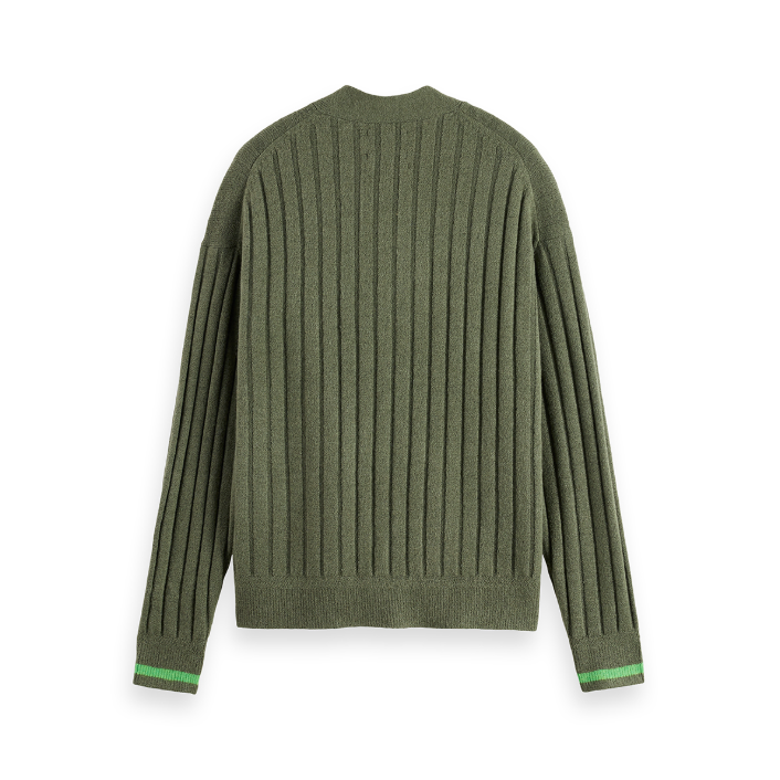 Green Knit Cardigan