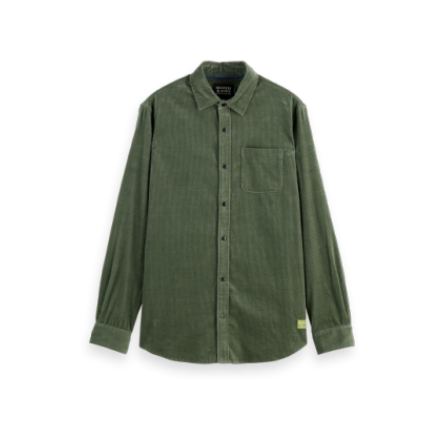 Corduroy Shirt Green