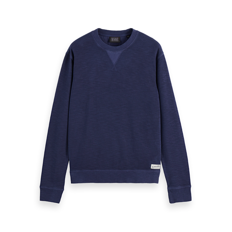 Structured Sweatshirt Navy
