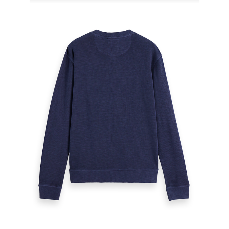 Structured Sweatshirt Navy
