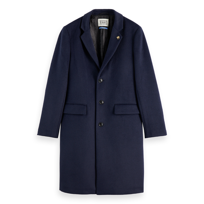 Classic Wool Coat Navy