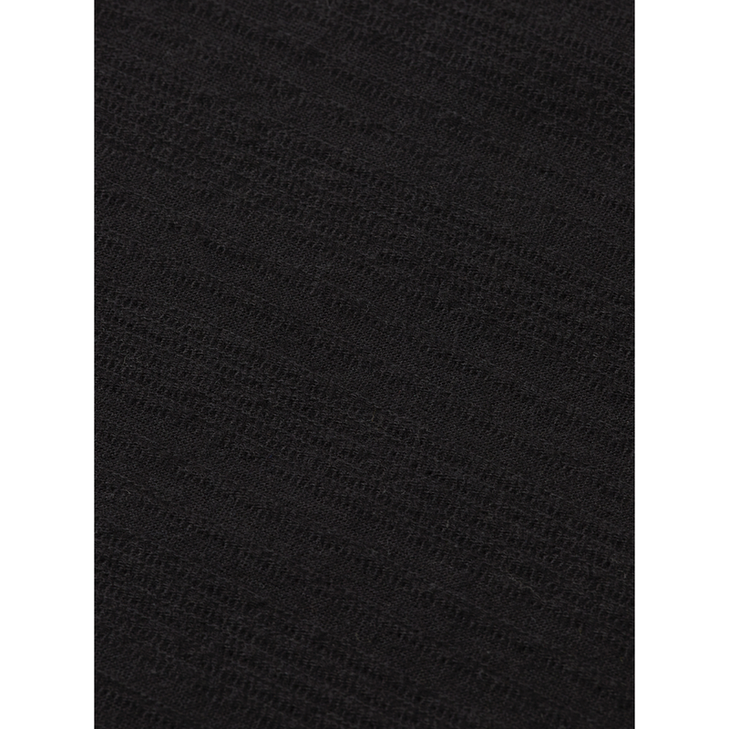 Bound Neckline Tee Grey