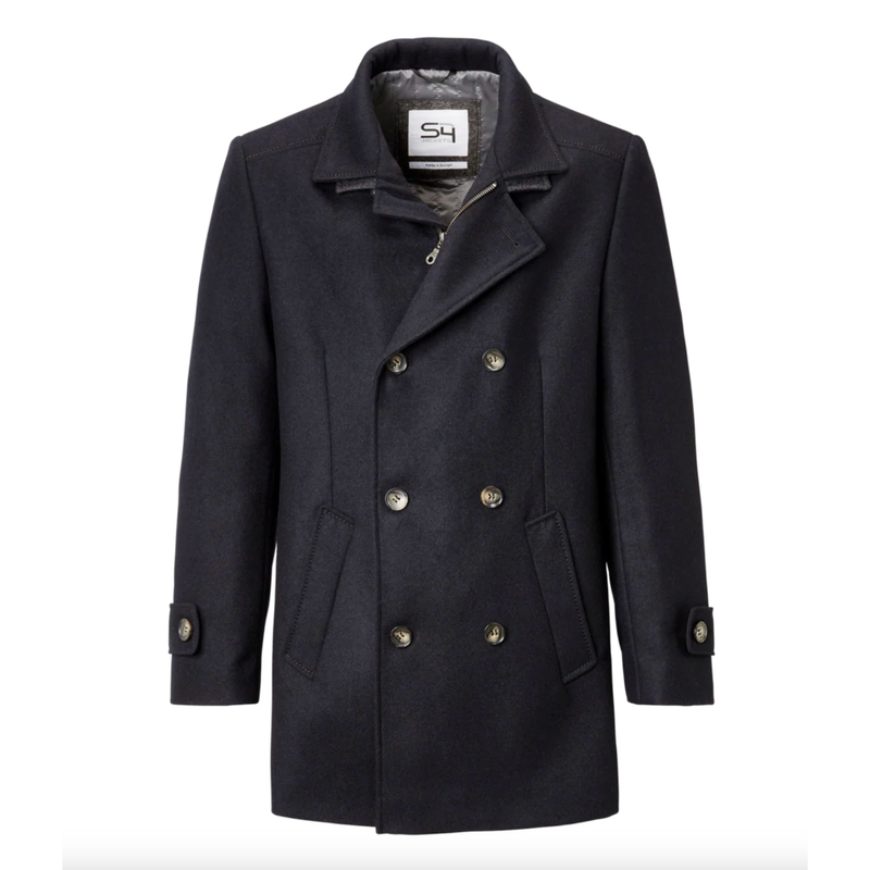 George Wool Coat Navy