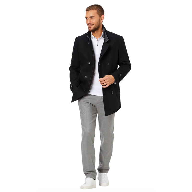 George Wool Coat Navy