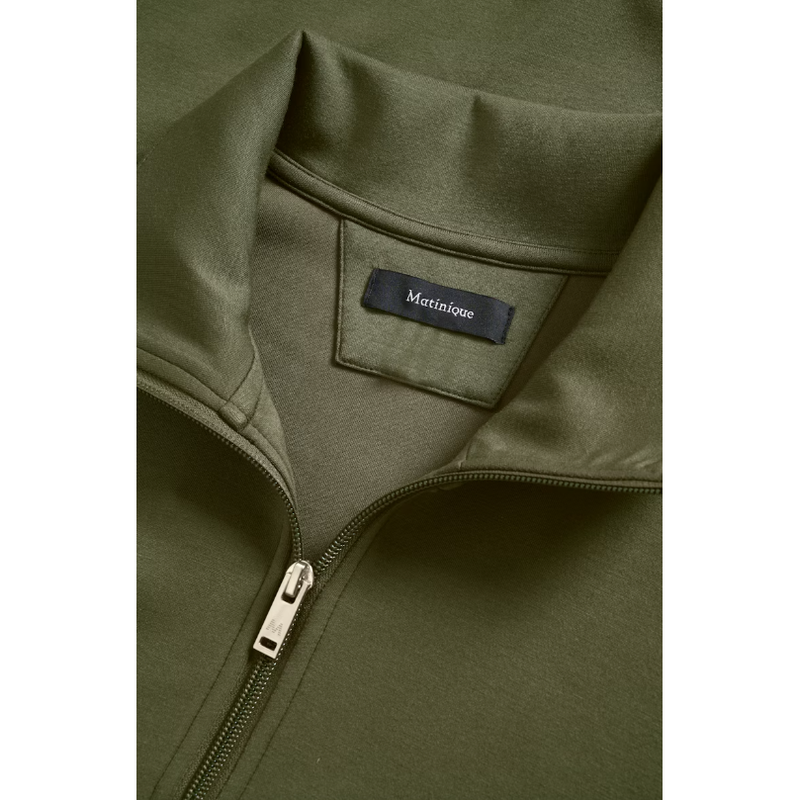 Kade Zip Sweatshirt Olive