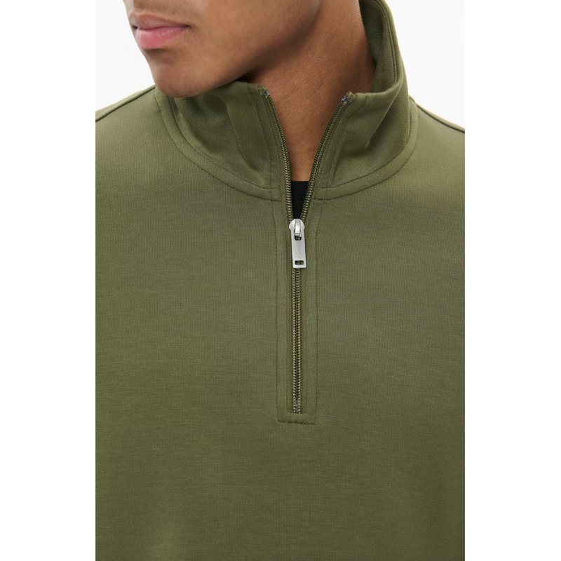 Kade Zip Sweatshirt Olive