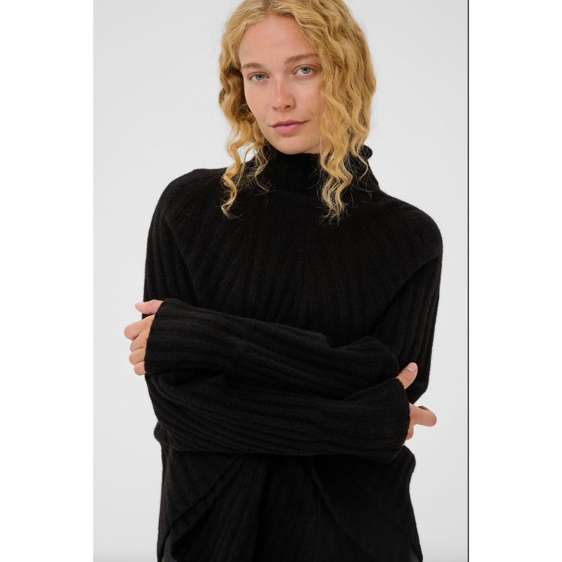 NABAAIW Poncho Black