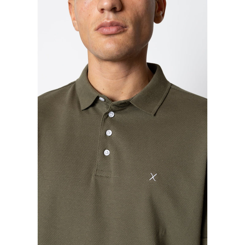 Clean Cut Copenhagen Silkeborg Stretch Polo Shirt Army