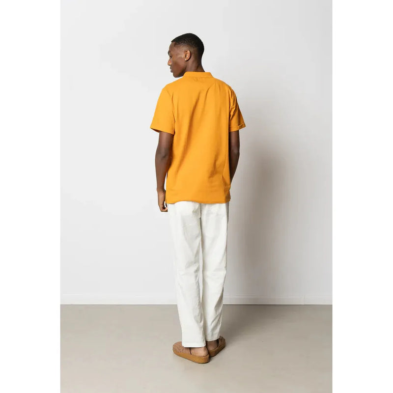 Clean Cut Copenhagen Silkeborg Stretch Polo Shirt Orange