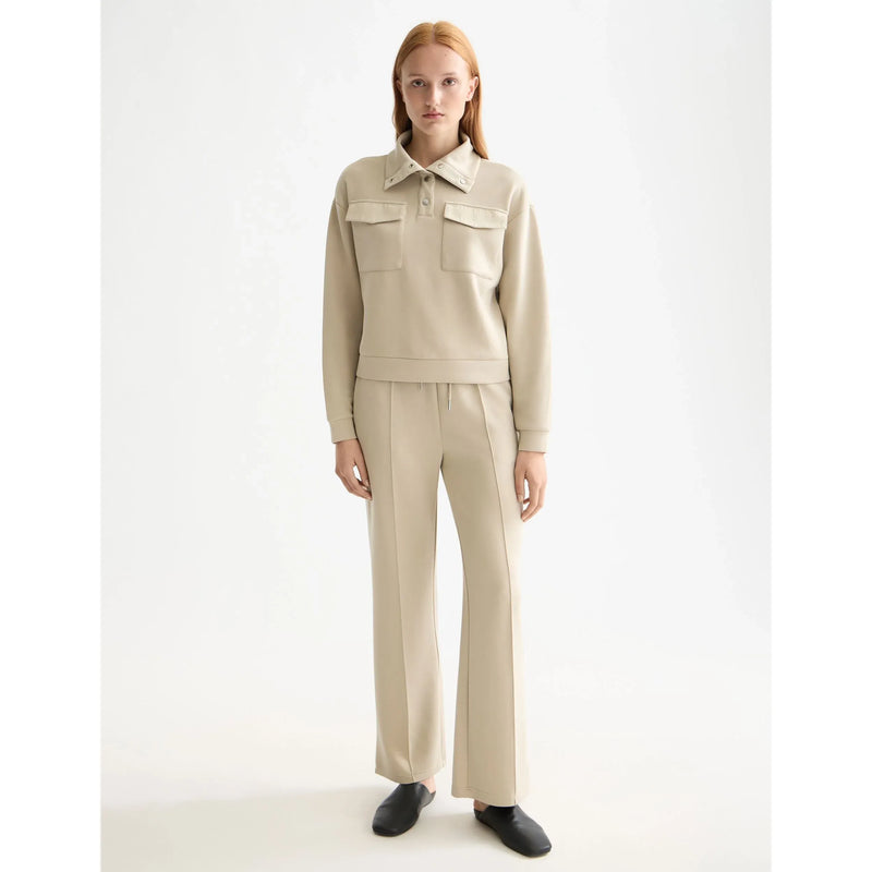 Utility Tencel Sweatshirt Taupe
