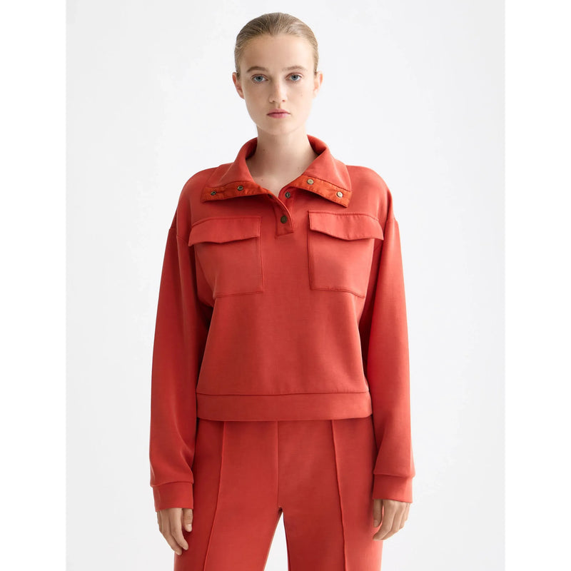 Utility Tencel Sweatshirt Orange