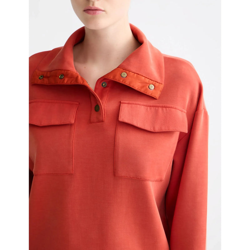 Utility Tencel Sweatshirt Orange