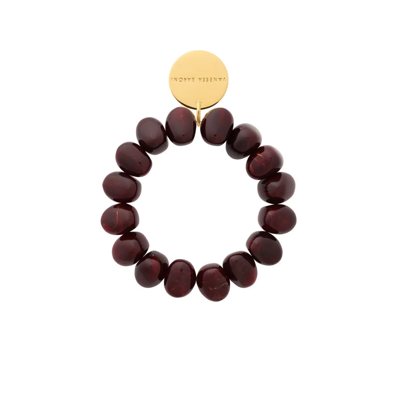 Stone Flex Bracelet Bordeaux