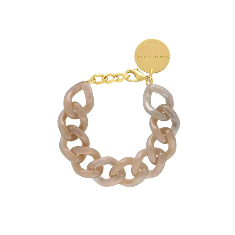 Flat Chain Bracelet Greige