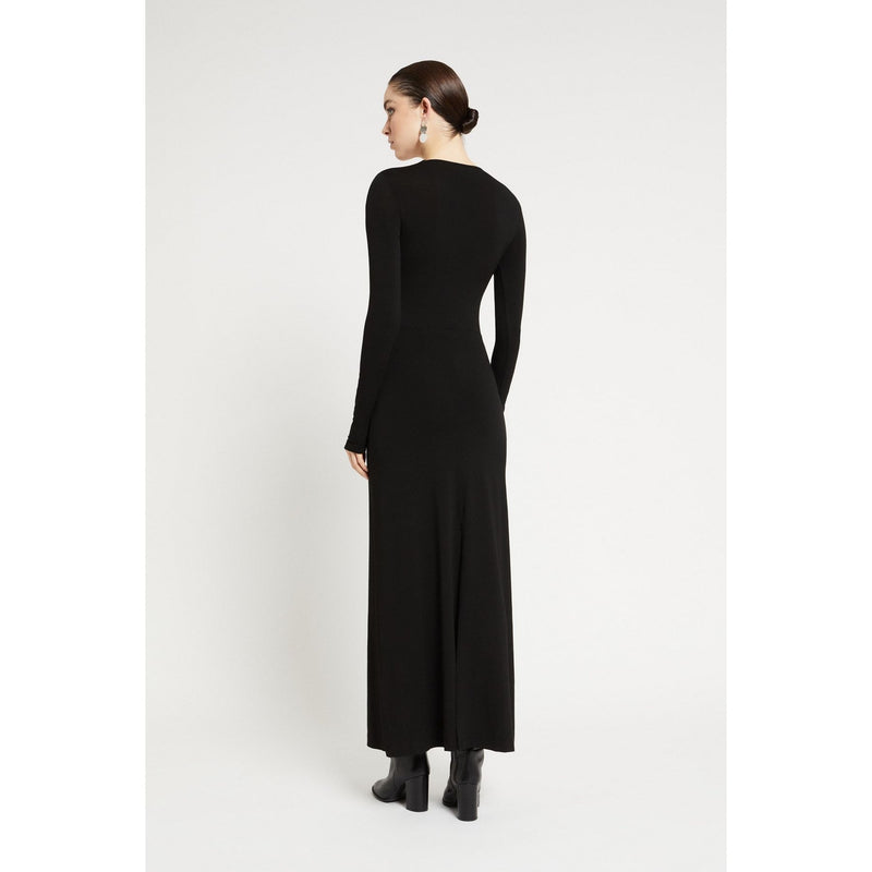 Viscose Long Dress Black