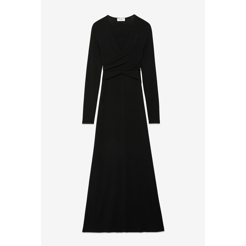 Viscose Long Dress Black