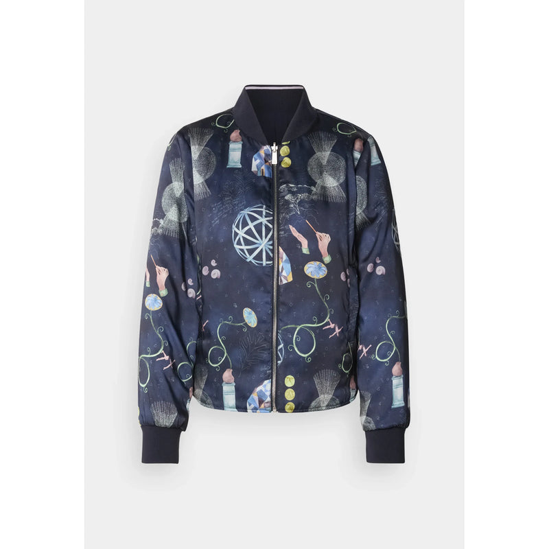 Sky Captain Reversible Bomber Jacket Navy